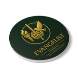 Evangelist Proverbs 11:30 Wisdom Ceramic Coaster