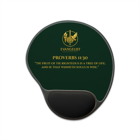 Evangelist Proverbs 11:30 Wrist Rest Mouse Pad