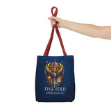 Five-Fold Christian Canvas Tote Bag