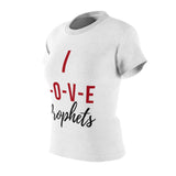I Love Prophets Women's Cut & Sew Tee, Faith Apparel, Religious T-Shirt, Gift for Believers, Christian Fashion