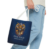 Five-Fold Christian Canvas Tote Bag