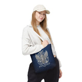 Five-Fold Passport Canvas Tote Bag - Silver