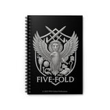 Five-Fold Passport Spiral Notebook - Silver