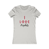 I Love Prophets Women's Favorite Tee - Faith-Based Gift, Inspirational Apparel, Religious T-Shirt, Everyday Wear, Christian Clothing