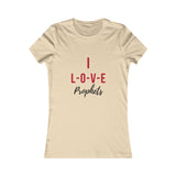 I Love Prophets Women's Favorite Tee - Faith-Based Gift, Inspirational Apparel, Religious T-Shirt, Everyday Wear, Christian Clothing
