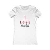 I Love Prophets Women's Favorite Tee - Faith-Based Gift, Inspirational Apparel, Religious T-Shirt, Everyday Wear, Christian Clothing
