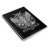 Five-Fold Passport Spiral Notebook - Silver