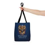 Five-Fold Christian Canvas Tote Bag