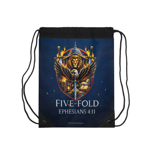Five-Fold Ephesians 4:11 Drawstring Bag