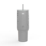 "I AM" Engraved Stainless Travel Cup with Lid & Straw