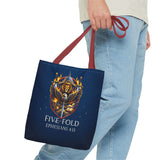 Five-Fold Christian Canvas Tote Bag