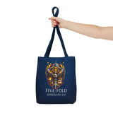 Five-Fold Christian Canvas Tote Bag