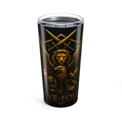 Five-Fold Passport 20oz Insulated Tumbler - Bronze