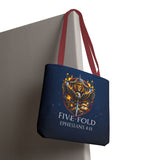 Five-Fold Christian Canvas Tote Bag