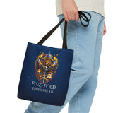 Five-Fold Christian Canvas Tote Bag