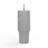 "I AM" Engraved Stainless Travel Cup with Lid & Straw
