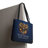 Five-Fold Christian Canvas Tote Bag