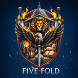 Five-Fold Inspirational Metal Bookmark