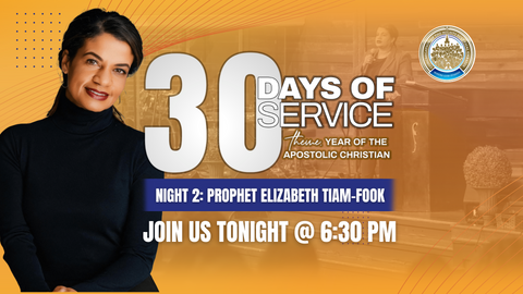 COMEE 30 Days of Service: Day 2 Prophet Elizabeth Tiam-Fook