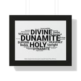 Dunamite WordCloud Poster