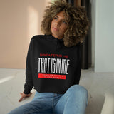 Greater Is He Crop Hoodie Women's