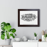 Dunamite WordCloud Poster