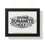 Dunamite WordCloud Poster